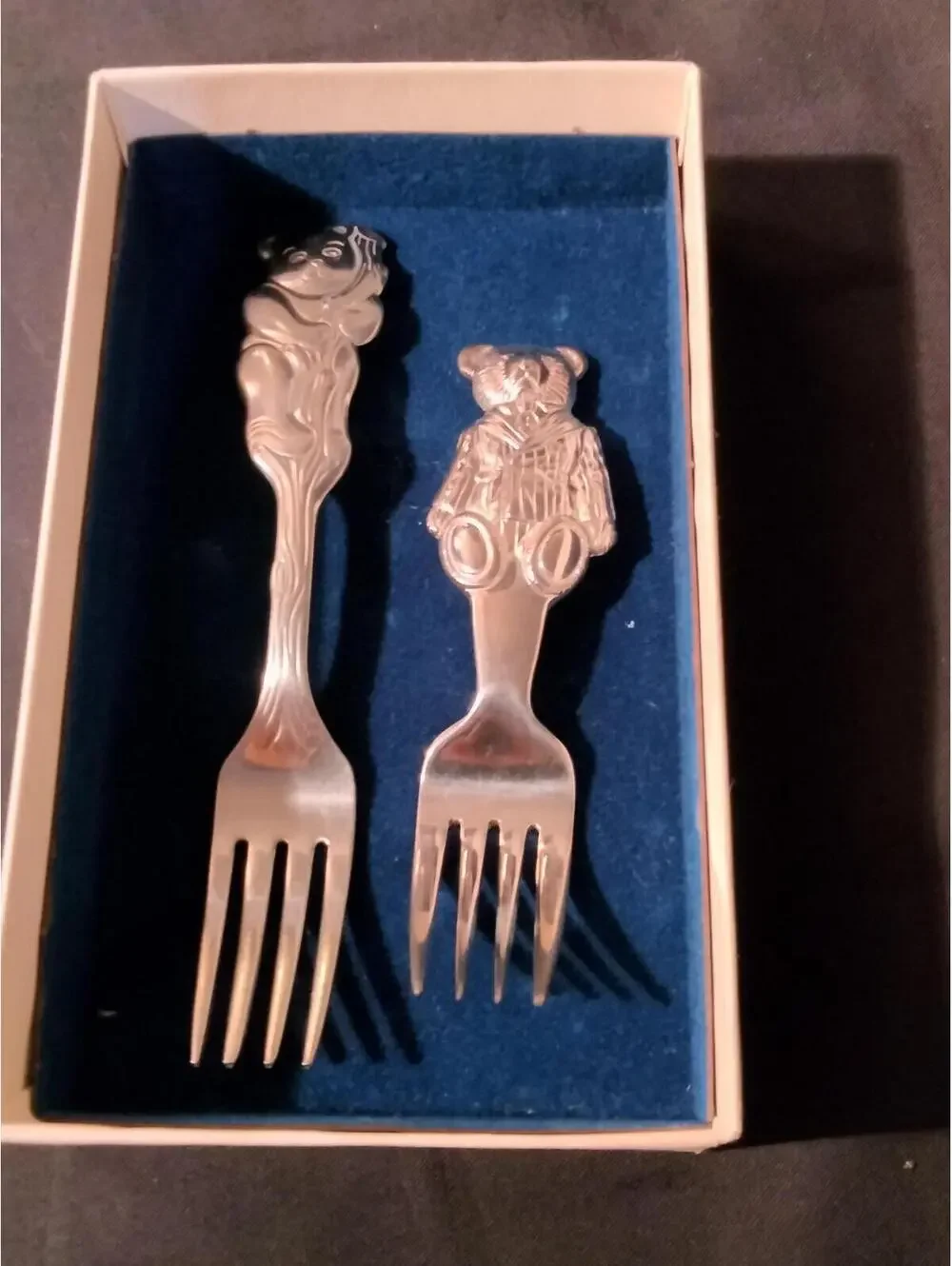 Spoon by Oneida, Silver-Plated Feeding Spoon with Original Box, Rare Collectible